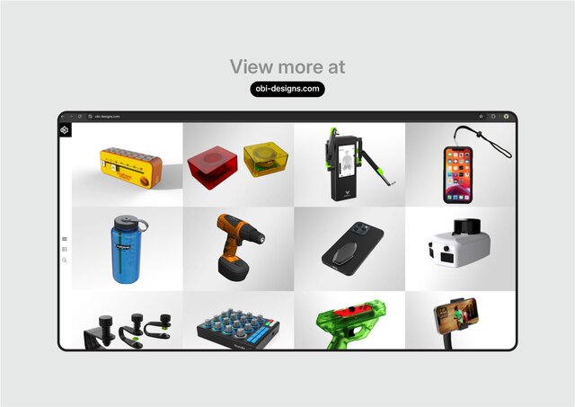 3D model of Industrial Product design portfolio