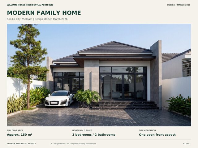 Residential Design Portfolio - Three Homes in Vietnam – image 4 of 9
