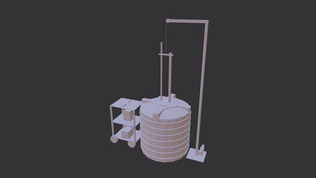 Automated Wash-Rinse Mechanism for 500L PVC Tank