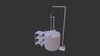 Automated Wash-Rinse Mechanism for 500L PVC Tank design by ainaj