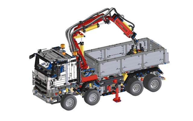 3D model of LEGO Technic Mercedes-Benz Arocs 42043