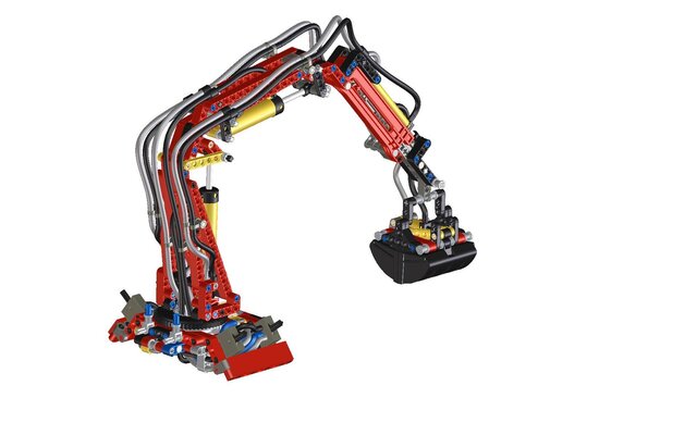 3D model of LEGO Technic Mercedes-Benz Arocs 42043