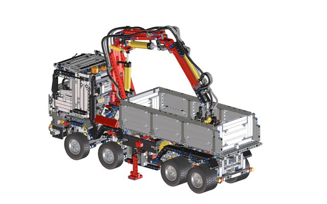 3D model of LEGO Technic Mercedes-Benz Arocs 42043