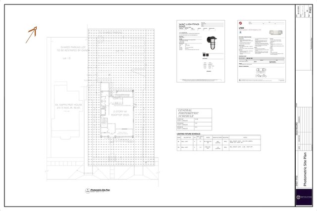 Photometric Site Plan