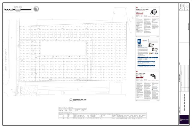 3D model of Photometric Site Plan