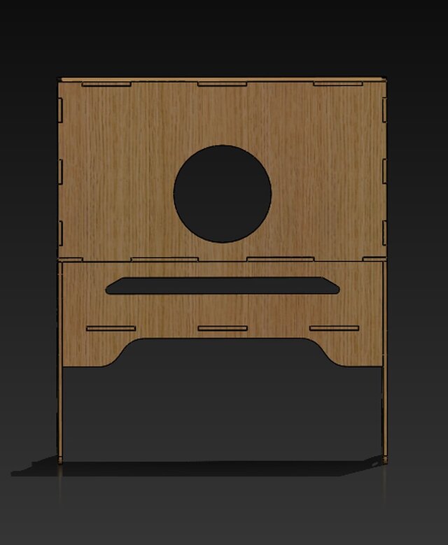 Modular Wooden Desk for CNC – image 2 of 10