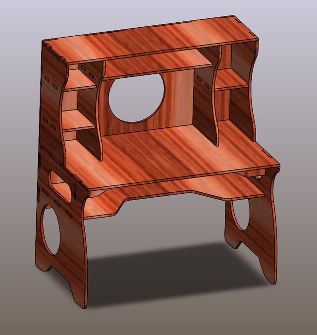 Modular Wooden Desk for CNC – image 6 of 10
