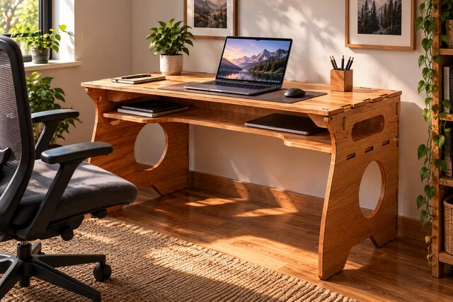Modular Wooden Desk for CNC – image 10 of 10
