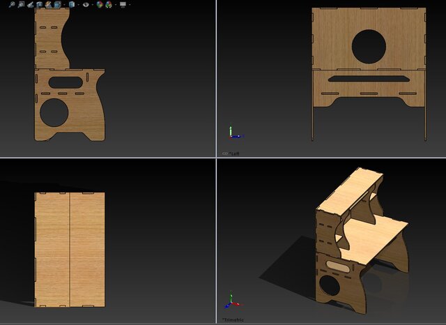 Modular Wooden Desk for CNC – image 7 of 10