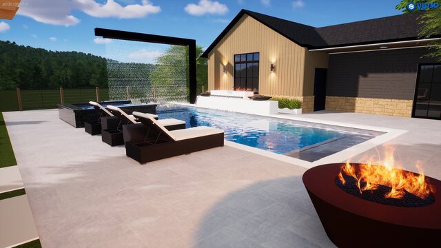 3D model of Geeley House 3rd Proposal