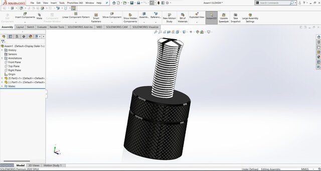 3D model of 3D Cad Nut Boalt