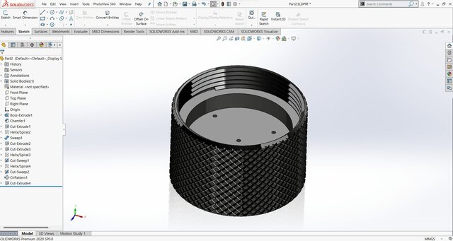 3D model of 3D Cad Nut Boalt