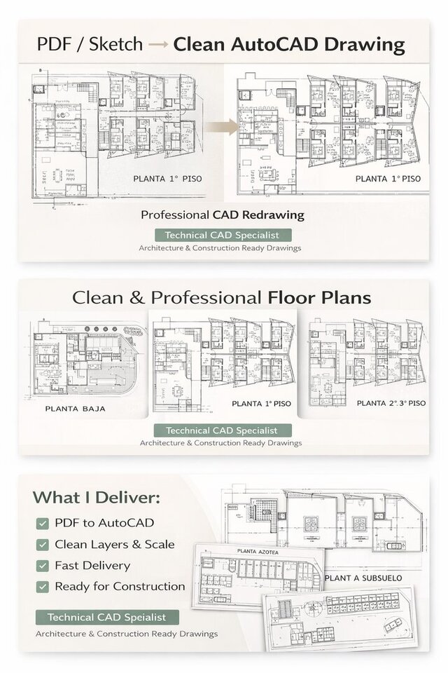 3D model of PDF to CAD