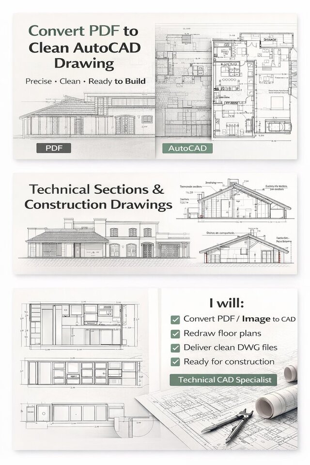 PDF to CAD