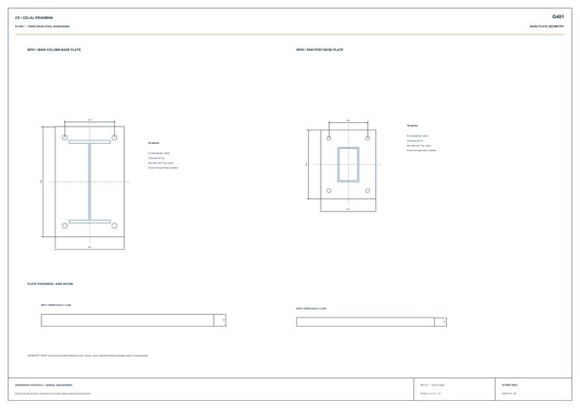 Steel Warehouse — 3D Model & GA Drawings | 5,760 m² – image 2 of 5