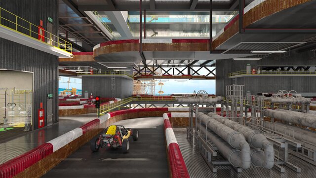 3D model of Industrial-style venue