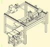 3D Automation Assembly - Auto-Folding Conveyor Machine System design by satriobagusw