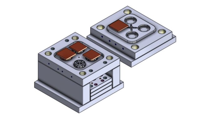 3D model of Complete EDM Electrode Design Portfolio | SolidWorks