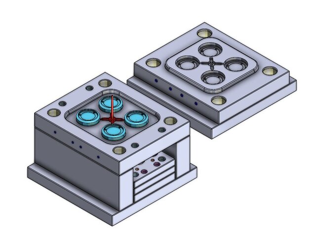 3D model of Complete EDM Electrode Design Portfolio | SolidWorks