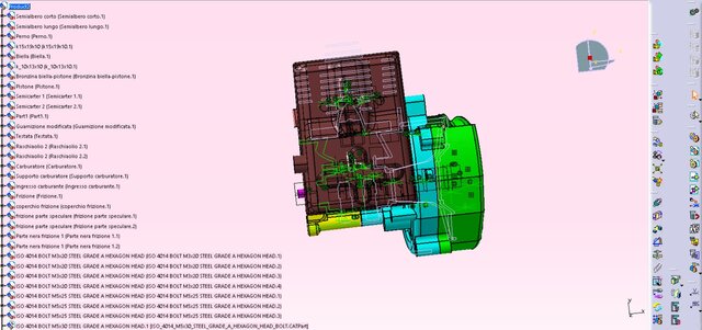 3D model of 2-Stroke Internal Combustion Engine