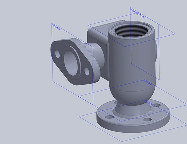 Mechanical Design 3D Modelling Pipe Practice