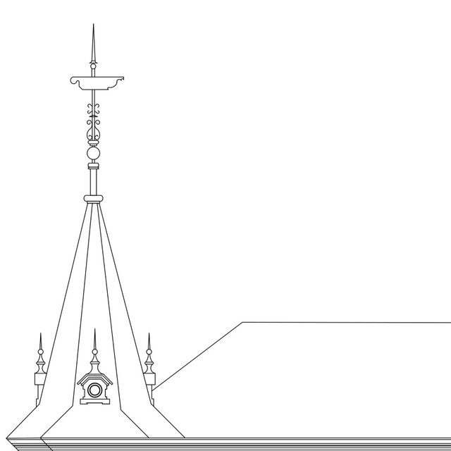 Loncarevic House facade / Digitization and vectorization of a drawing – image 4 of 7