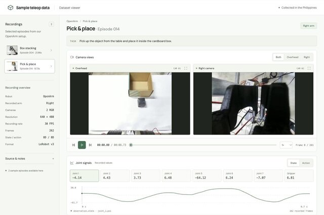 Robot Demonstration Data & Viewer – image 2 of 2