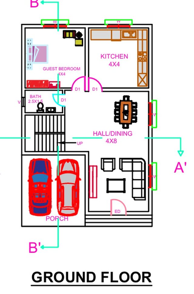 Detailed floor plan - download free 3D model by NNdesign - Cad Crowd