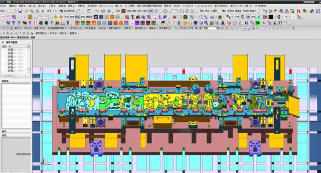 3D model of Steel Progressive Stamping Die | Full 3D Design in Siemens NX