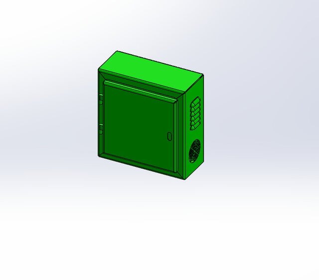 3D model of Electrical Enclosure – Sheet Metal Design