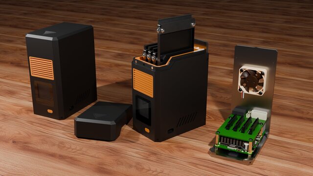Raspberry Pi 5 NAS - Concept