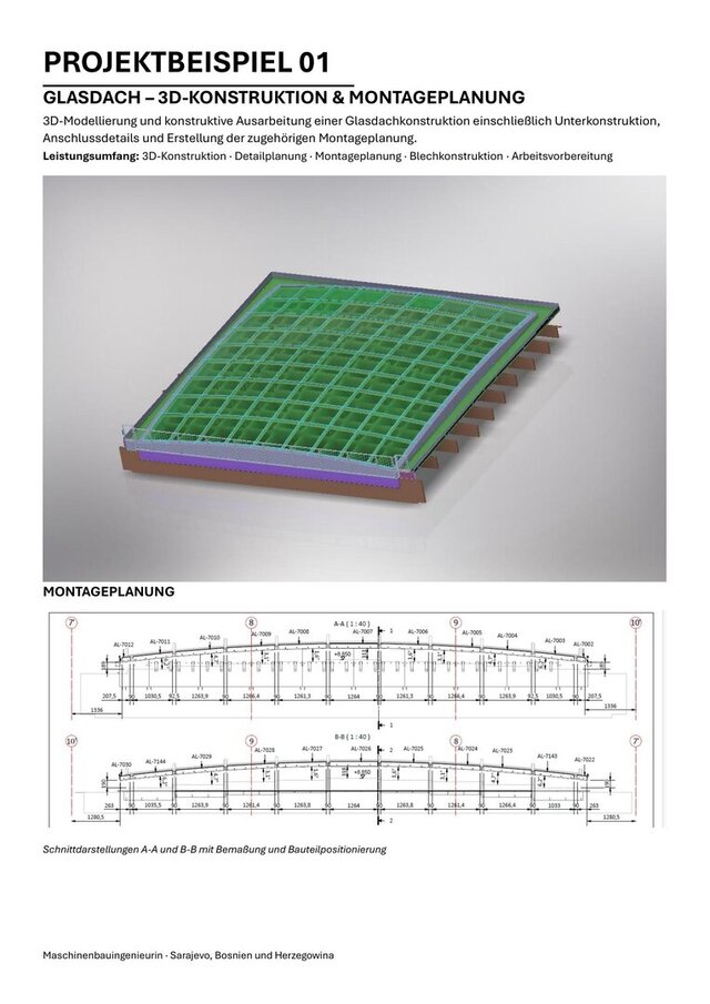 3D model of Façade Assembly & Installation Drawings