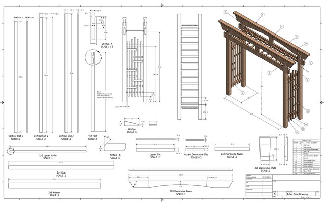 Japanese-Inspired Arbor Gate