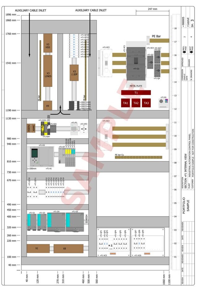 PLC Control Cabinet - Layouts, Schematics and Field Wiring – image 10 of 35