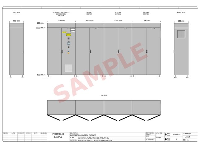 PLC Control Cabinet - Layouts, Schematics and Field Wiring – image 4 of 35