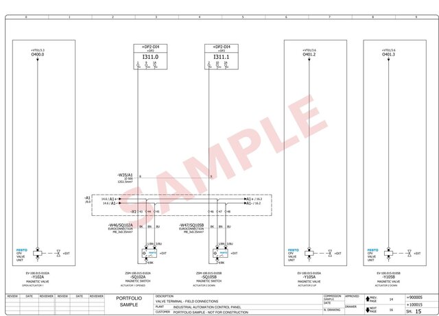 PLC Control Cabinet - Layouts, Schematics and Field Wiring – image 29 of 35