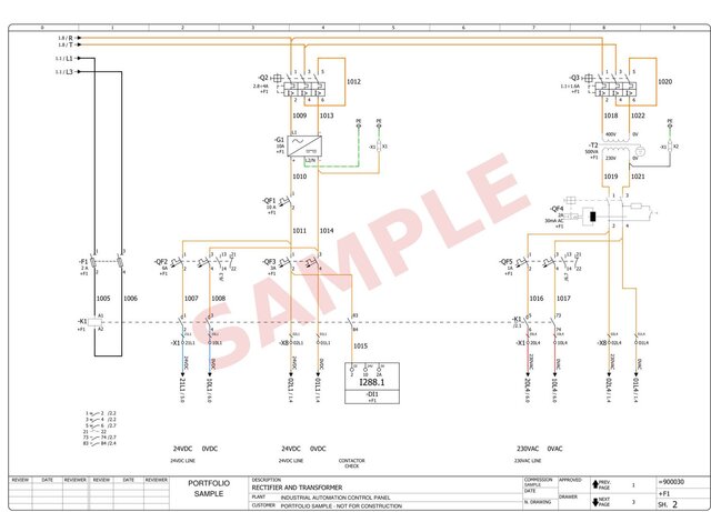 PLC Control Cabinet - Layouts, Schematics and Field Wiring – image 16 of 35