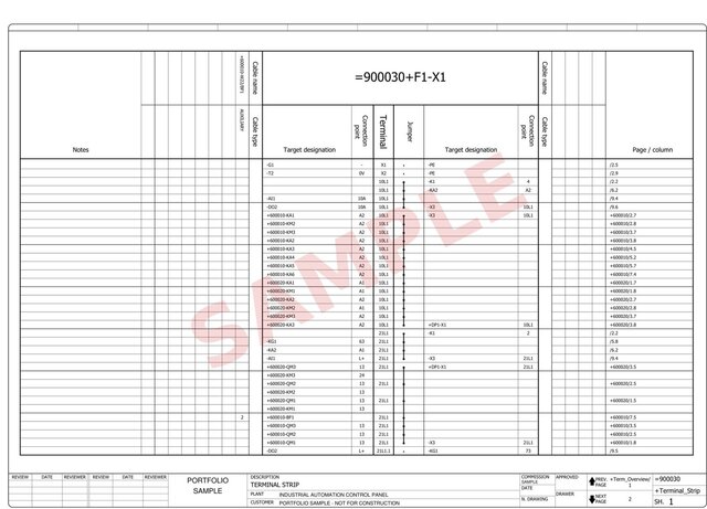 PLC Control Cabinet - Layouts, Schematics and Field Wiring – image 23 of 35