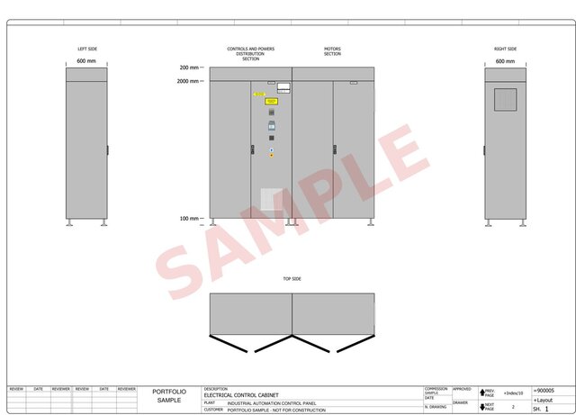PLC Control Cabinet - Layouts, Schematics and Field Wiring – image 11 of 35