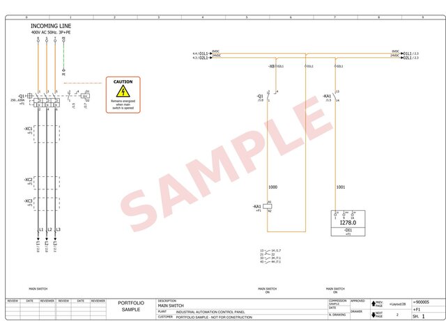PLC Control Cabinet - Layouts, Schematics and Field Wiring – image 17 of 35