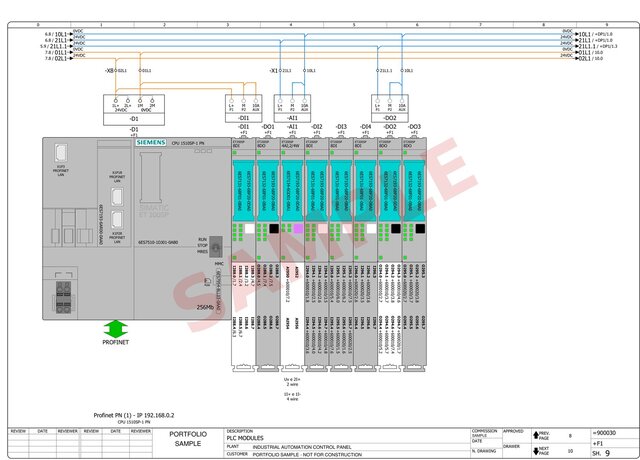 PLC Control Cabinet - Layouts, Schematics and Field Wiring – image 3 of 35