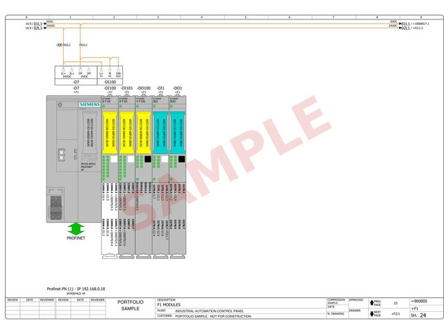 PLC Control Cabinet - Layouts, Schematics and Field Wiring – image 24 of 35