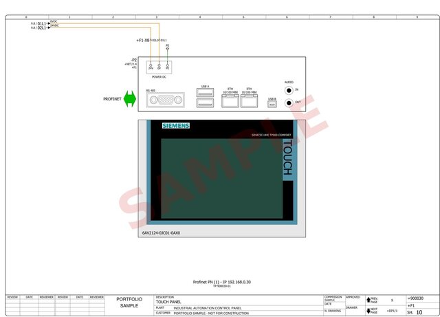 PLC Control Cabinet - Layouts, Schematics and Field Wiring – image 25 of 35