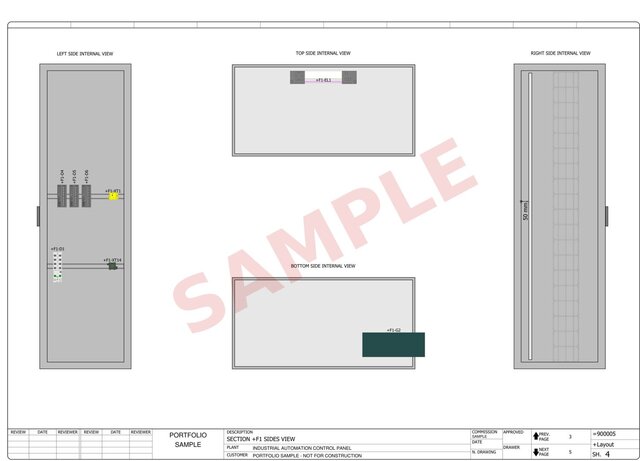 PLC Control Cabinet - Layouts, Schematics and Field Wiring – image 7 of 35