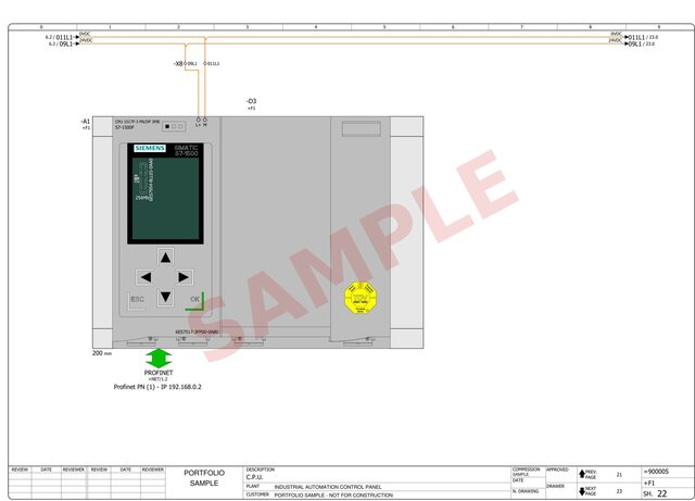 PLC Control Cabinet - Layouts, Schematics and Field Wiring – image 21 of 35