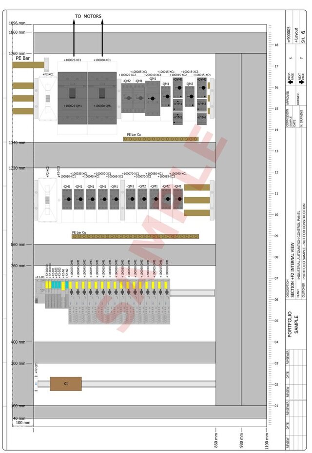 PLC Control Cabinet - Layouts, Schematics and Field Wiring – image 8 of 35