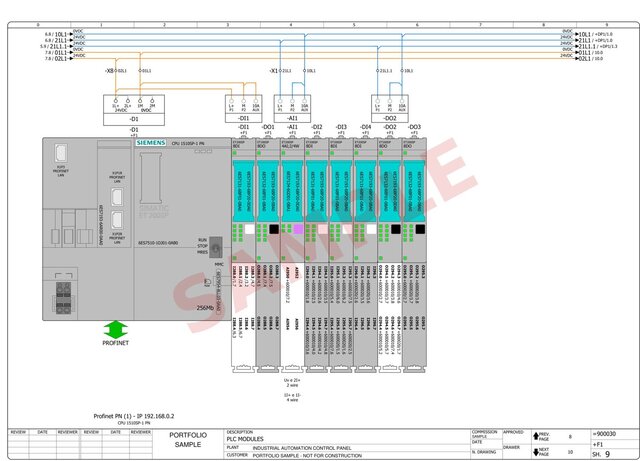 PLC Control Cabinet - Layouts, Schematics and Field Wiring – image 15 of 35