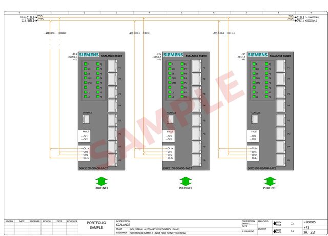 PLC Control Cabinet - Layouts, Schematics and Field Wiring – image 20 of 35
