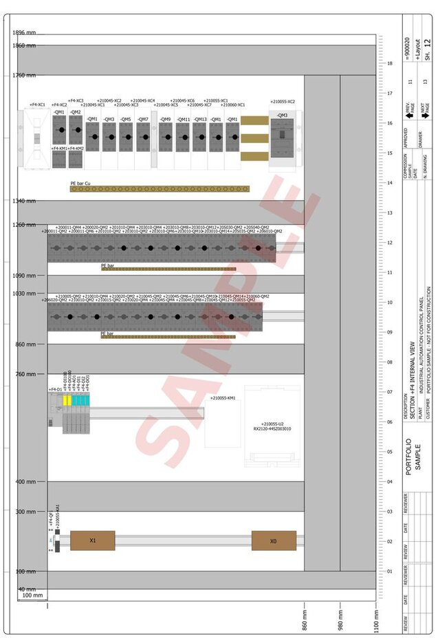 PLC Control Cabinet - Layouts, Schematics and Field Wiring – image 13 of 35
