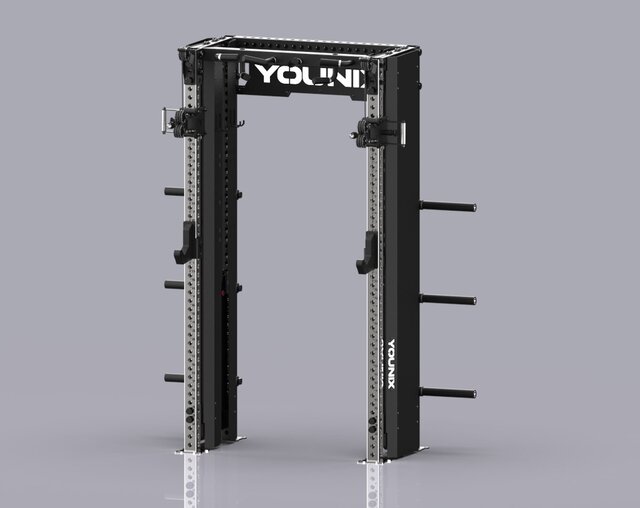 3D model of cable-rack-assembly